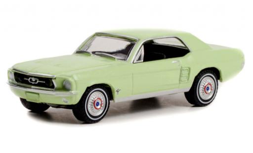 Miniature Ford Mustang 1/64 Greenlight la chaux 1967 Ford Mustang 1/64 Greenlight la chaux 1967 miniature