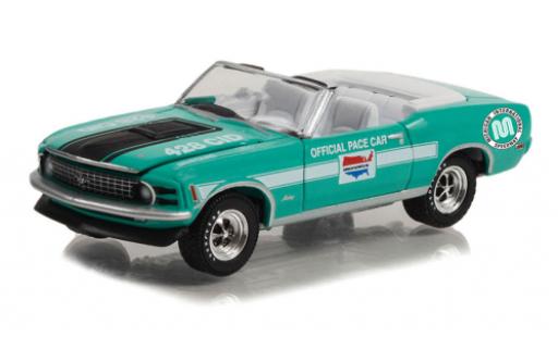 Miniature Ford Mustang 1/64 Greenlight Mach 1 Cobra Jet Cabriolet Michigan International Speedway Pace Car 1970 Ford Mustang 1/64 Greenlight Mach 1 Cobra Jet Cabriolet Michigan International Speedway Pace Car 1970 miniature
