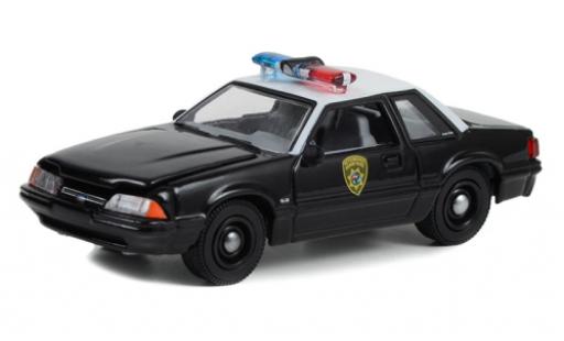 Miniature Ford Mustang 1/64 Greenlight SSP Wyoming Highway Patrol 1990 Ford Mustang 1/64 Greenlight SSP Wyoming Highway Patrol 1990 miniature