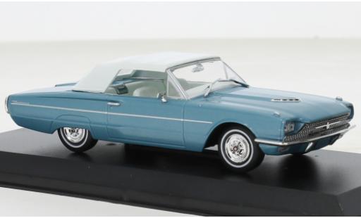 Miniature Ford Thunderbird 1/43 Greenlight Cabriolet metallise bleue/blanche Thelma & Louise 1966 Ford Thunderbird 1/43 Greenlight Cabriolet metallise bleue/blanche Thelma & Louise 1966 miniature