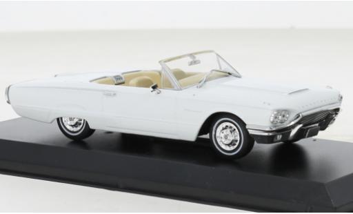 Miniature Ford Thunderbird 1/43 Greenlight Cabriolet blanche 1966 Ford Thunderbird 1/43 Greenlight Cabriolet blanche 1966 miniature