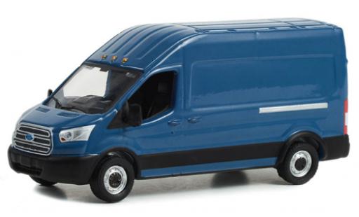 Miniature Ford Transit 1/64 Greenlight LWB HD bleue 2017 Ford Transit 1/64 Greenlight LWB HD bleue 2017 miniature