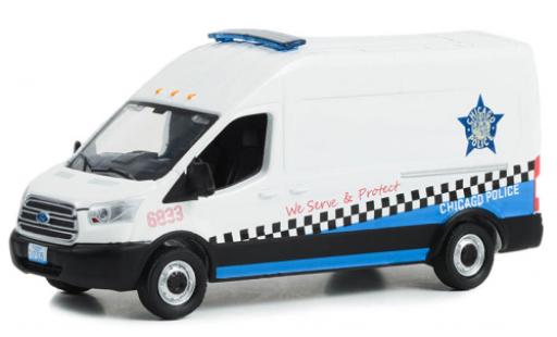 Miniature Ford Transit 1/64 Greenlight LWB HD Chicago Police 2019 Ford Transit 1/64 Greenlight LWB HD Chicago Police 2019 miniature