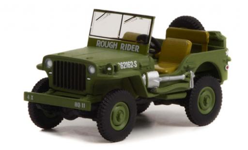 Jeep Willys 1/64 Greenlight MB mattoliv US Army 1942 miniature