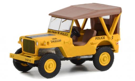 Jeep Willys 1/64 Greenlight MB U.S. Army - Military Police 1949 miniature
