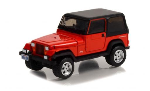 Miniature Jeep Wrangler 1/64 Greenlight rouge Beverly Hills 90210 1994 Jeep Wrangler 1/64 Greenlight rouge Beverly Hills 90210 1994 miniature