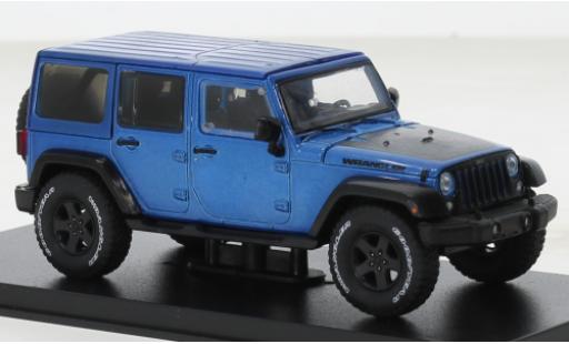 Miniature Jeep Wrangler 1/43 Greenlight Unlimited Black Bear Edition metallise bleue 2016 Jeep Wrangler 1/43 Greenlight Unlimited Black Bear Edition metallise bleue 2016 miniature