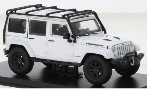 Jeep Wrangler 1/43 Greenlight Unlimited Rubicon X blanche 2014 miniature