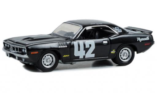 Miniature Plymouth Cuda 1/64 Greenlight No.42 Pikes Peak 1971 Plymouth Cuda 1/64 Greenlight No.42 Pikes Peak 1971 miniature