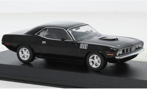Miniature Plymouth Cuda 1/43 Greenlight noire John Wick 1971 Plymouth Cuda 1/43 Greenlight noire John Wick 1971 miniature