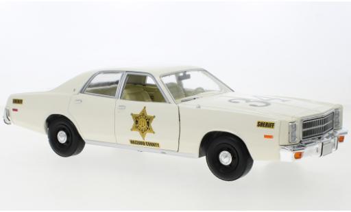 Miniature Plymouth Fury 1/18 Greenlight Riverton Sheriff 1977 Plymouth Fury 1/18 Greenlight Riverton Sheriff 1977 miniature