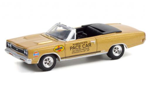 Miniature Plymouth GTX 1/64 Greenlight Hemi Cabriolet Pace Car 1968 Plymouth GTX 1/64 Greenlight Hemi Cabriolet Pace Car 1968 miniature