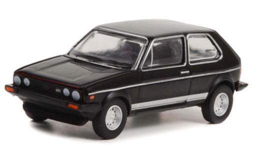 Miniature Volkswagen Golf 1/64 Greenlight I GTI noire 1983 Volkswagen Golf 1/64 Greenlight I GTI noire 1983 miniature