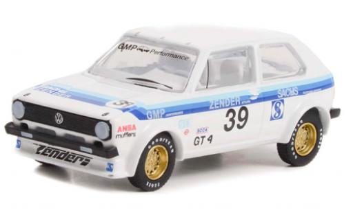 Miniature Volkswagen Golf 1/64 Greenlight I Rabbit blanche/Décorer 1975 Volkswagen Golf 1/64 Greenlight I Rabbit blanche/Décorer 1975 miniature