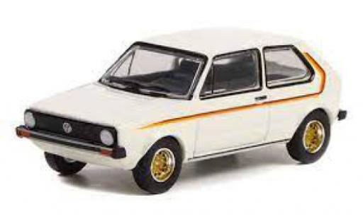 Miniature Volkswagen Golf 1/64 Greenlight I Rabbit blanche/Dekor 1975 Volkswagen Golf 1/64 Greenlight I Rabbit blanche/Dekor 1975 miniature