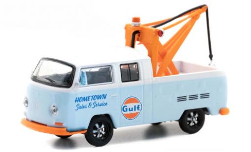 Miniature Volkswagen T2 1/64 Greenlight Doppelkabine Gulf 1969 Volkswagen T2 1/64 Greenlight Doppelkabine Gulf 1969 miniature