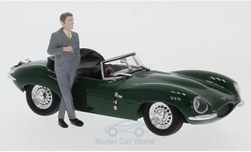 Miniature Jaguar XK SS 1/43 Greenlight SS verte RHD 1957 Steve McQueen Collection mit Fahrer Figur Jaguar XK SS 1/43 Greenlight SS verte RHD 1957 Steve McQueen Collection mit Fahrer Figur miniature