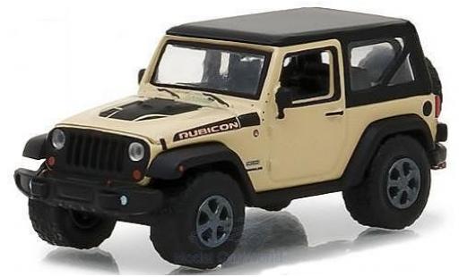 Miniature Jeep Wrangler 1/64 Greenlight Rubicon Recon beige/noire 2017 Jeep Wrangler 1/64 Greenlight Rubicon Recon beige/noire 2017 miniature