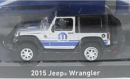 Miniature Jeep Wrangler 1/64 Greenlight grise/noire 2015 Jeep Wrangler 1/64 Greenlight grise/noire 2015 miniature