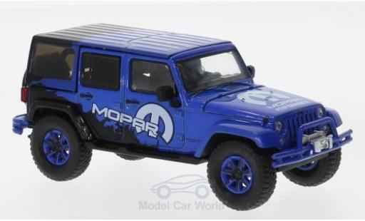 Miniature Jeep Wrangler 1/43 Greenlight Unlimited bleue 2012 Mopar Off Road Edition Jeep Wrangler 1/43 Greenlight Unlimited bleue 2012 Mopar Off Road Edition miniature