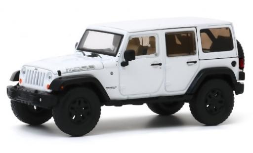 Jeep Wrangler 1/43 Greenlight Unlimited MOAB blanche 2013 miniature