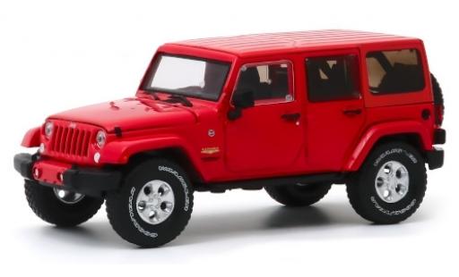 Miniature Jeep Wrangler 1/43 Greenlight Unlimited Sahara rouge 2017 Jeep Wrangler 1/43 Greenlight Unlimited Sahara rouge 2017 miniature