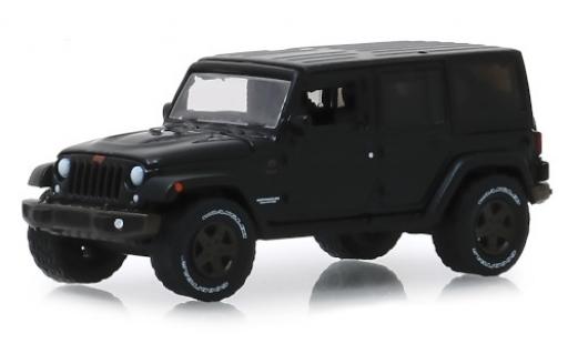 Miniature Jeep Wrangler 1/64 Greenlight Unlimited noire 2016 Jeep Wrangler 1/64 Greenlight Unlimited noire 2016 miniature