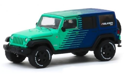 Miniature Jeep Wrangler 1/64 Greenlight Unlimited türkis/bleue Falken Tires 2017 Jeep Wrangler 1/64 Greenlight Unlimited türkis/bleue Falken Tires 2017 miniature