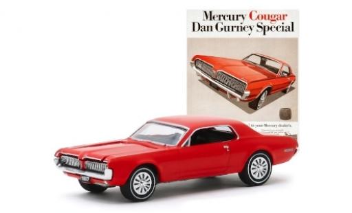Miniature Mercury Cougar 1/64 Greenlight Dan Gurney Special rouge 1967 Mercury Cougar 1/64 Greenlight Dan Gurney Special rouge 1967 miniature