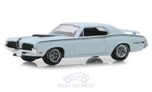 Miniature Mercury Cougar 1/64 Greenlight Eliminator grise/noire 1970 Mercury Cougar 1/64 Greenlight Eliminator grise/noire 1970 miniature