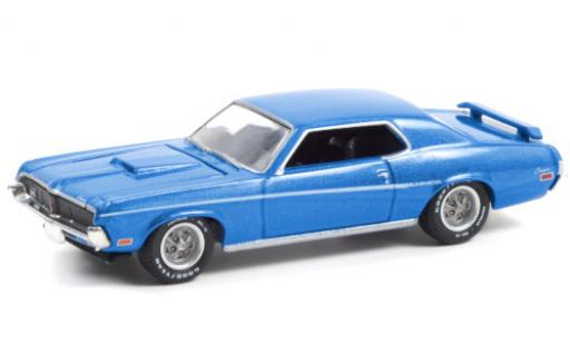 Miniature Mercury Cougar 1/64 Greenlight Eliminator metallise bleue/Dekor 1969 Mercury Cougar 1/64 Greenlight Eliminator metallise bleue/Dekor 1969 miniature