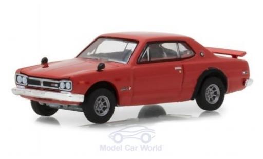 Nissan Skyline 1/64 Greenlight 2000 GT-R rouge 1972 miniature