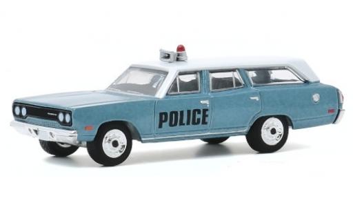 Miniature Plymouth Belvedere 1/64 Greenlight Emergency Wagon Police 1970 Plymouth Belvedere 1/64 Greenlight Emergency Wagon Police 1970 miniature