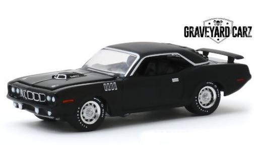 Miniature Plymouth Cuda 1/64 Greenlight 340 matt-noire Graveyard Carz 1971 Gone in 60 Seconds Plymouth Cuda 1/64 Greenlight 340 matt-noire Graveyard Carz 1971 Gone in 60 Seconds miniature
