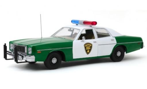 Miniature Plymouth Fury 1/18 Greenlight Chickasaw County Sheriff 1977 Plymouth Fury 1/18 Greenlight Chickasaw County Sheriff 1977 miniature