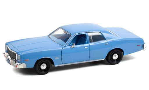 Miniature Plymouth Fury 1/24 Greenlight bleue Christine 1977 Plymouth Fury 1/24 Greenlight bleue Christine 1977 miniature