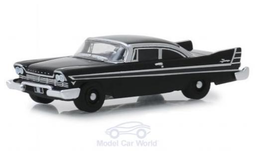 Miniature Plymouth Fury 1/64 Greenlight noire 1957 Plymouth Fury 1/64 Greenlight noire 1957 miniature