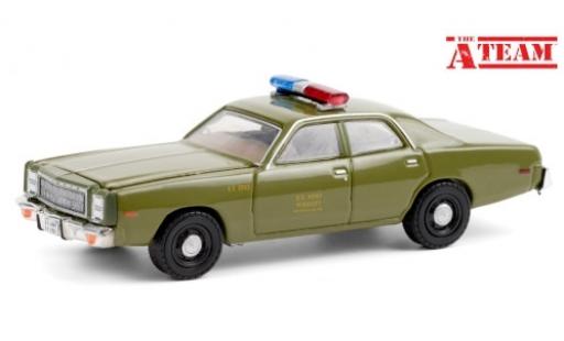 Miniature Plymouth Fury 1/64 Greenlight U.S. Army - Military Police 1977 Plymouth Fury 1/64 Greenlight U.S. Army - Military Police 1977 miniature