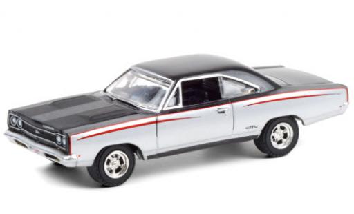 Miniature Plymouth GTX 1/64 Greenlight Custom grise/noire 1968 Plymouth GTX 1/64 Greenlight Custom grise/noire 1968 miniature