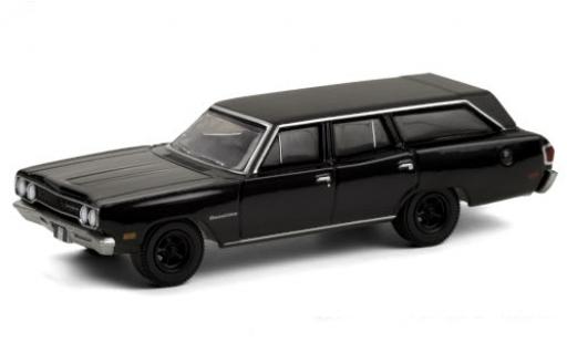 Miniature Plymouth Satellite 1/64 Greenlight Station Wagon noire/matt-noire 1970 Plymouth Satellite 1/64 Greenlight Station Wagon noire/matt-noire 1970 miniature