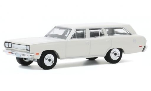 Miniature Plymouth Satellite 1/64 Greenlight Station Wagon blanche 1969 Plymouth Satellite 1/64 Greenlight Station Wagon blanche 1969 miniature