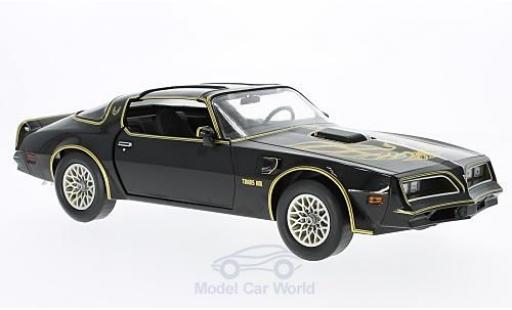 Miniature Pontiac Firebird 1/18 Greenlight Trans Am noire/gold Smokey and the Bandit I 1977 Pontiac Firebird 1/18 Greenlight Trans Am noire/gold Smokey and the Bandit I 1977 miniature