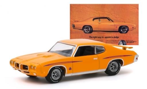 Miniature Pontiac GTO 1/64 Greenlight Judge orange/Dekor 1970 Pontiac GTO 1/64 Greenlight Judge orange/Dekor 1970 miniature