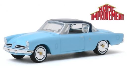Miniature Studebaker Commander 1/64 Greenlight Starliner bleue/bleue Home Improvement 1953 Studebaker Commander 1/64 Greenlight Starliner bleue/bleue Home Improvement 1953 miniature