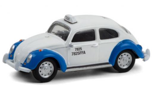 Miniature Volkswagen Beetle 1/64 Greenlight (Käfer) blanche/bleue Taxi Volkswagen Beetle 1/64 Greenlight (Käfer) blanche/bleue Taxi miniature