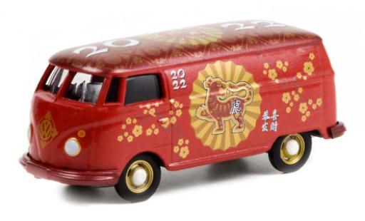 Miniature Volkswagen T1 1/64 Greenlight Kastenwagen Year Of The Tiger 2022 Volkswagen T1 1/64 Greenlight Kastenwagen Year Of The Tiger 2022 miniature
