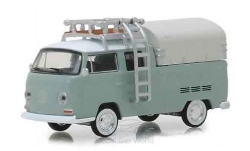 Miniature Volkswagen T2 1/64 Greenlight DoKa grise/blanche 1974 Volkswagen T2 1/64 Greenlight DoKa grise/blanche 1974 miniature