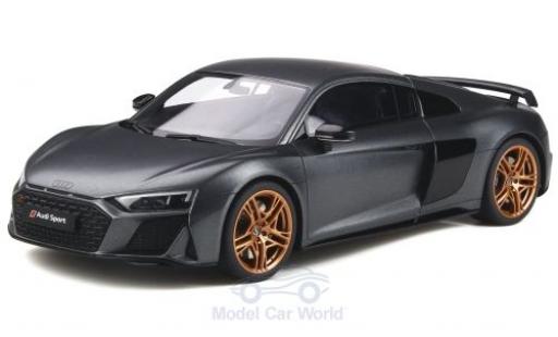 Miniature Audi R8 1/18 GT Spirit Decennium matt-grise 2018 Audi R8 1/18 GT Spirit Decennium matt-grise 2018 miniature
