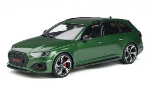 Miniature Audi RS4 1/18 GT Spirit Avant metallise verte 2020 Audi RS4 1/18 GT Spirit Avant metallise verte 2020 miniature