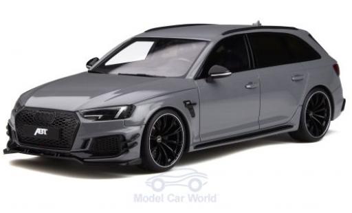 Miniature Audi RS4 1/18 GT Spirit -R Abt grise 2019 Audi RS4 1/18 GT Spirit -R Abt grise 2019 miniature